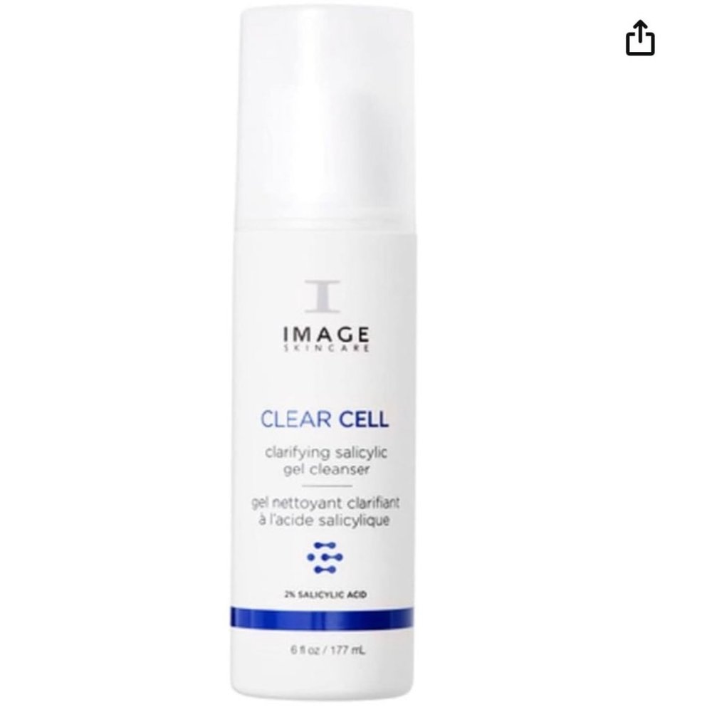 IMAGE Skincare, CLEAR CELL Salicylic Gel Cleanser, Gentle Foaming Face Wash Remo